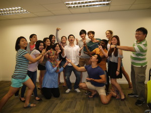 Advertising class photo with Jason Tan Lecturer